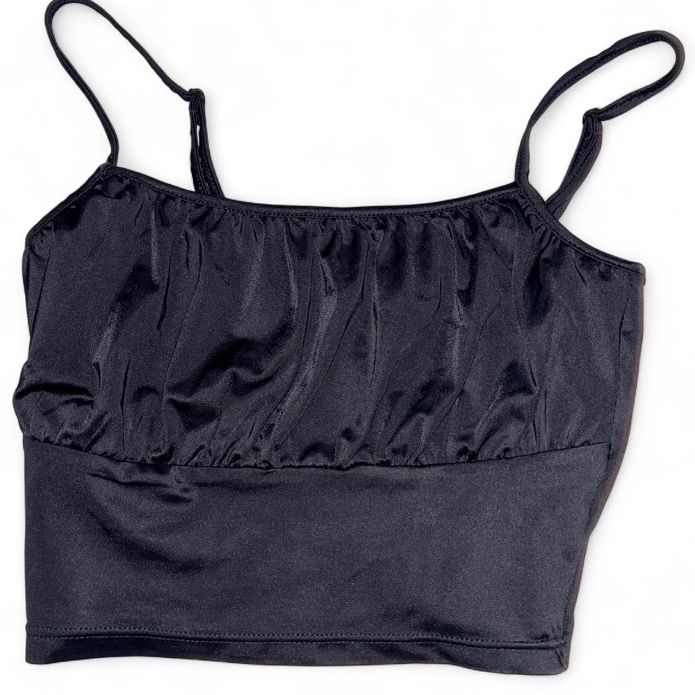H&M Black Camisole Crop Top